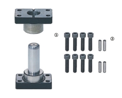 Sliding type independent guide post assembly