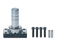 Oil trough type independent guide post assembly