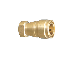 Two-valve self-sealing・Compact high-flow cooling water fittings - External fittings