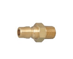 No self-sealing valve for large flow cooling water fittings - Female fittings for male thread installation for female thread installation