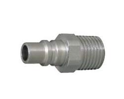 Stainless Steel Cooling Water Coupling - Male Hexagonal Shoulder for Female Thread Mounting