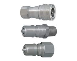Two-valve self-sealing stainless steel cooling water joint -Inner joint・Outer joint