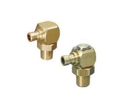 Compact Cooling Water Fittings - Female Fitting Male Thread Mounting Heat Resistant 120°C