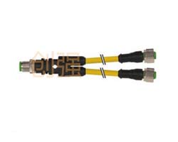 MURR-M12 Y Connector Male Straight Plug