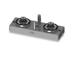 2-head gravity type pneumatic chuck base