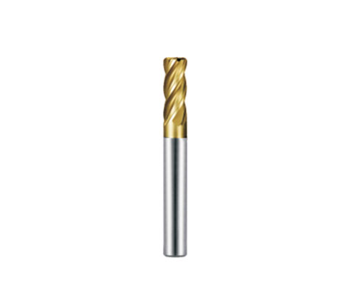 KHC-KM series 4-blade tungsten steel round nose milling cutter