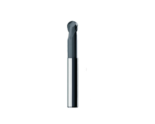 KHC-KR series 2-blade tungsten steel ball end milling cutter