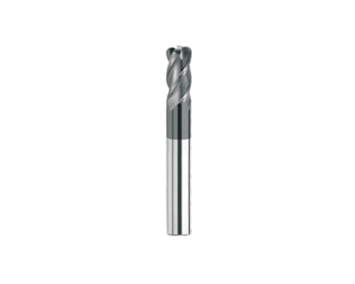 KHC-KS series 4 flutes unequal cut tungsten steel round nose milling cutter