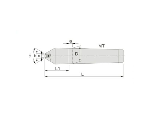 Enlarged half-sided tungsten steel fixed thimble