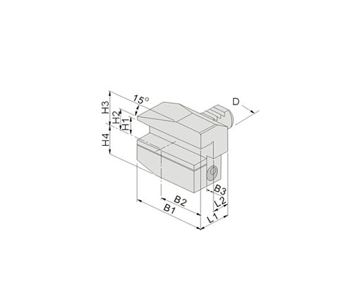 Radial outer diameter tool holder 1