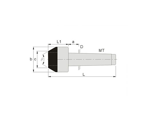 Shell type tungsten steel fixed thimble