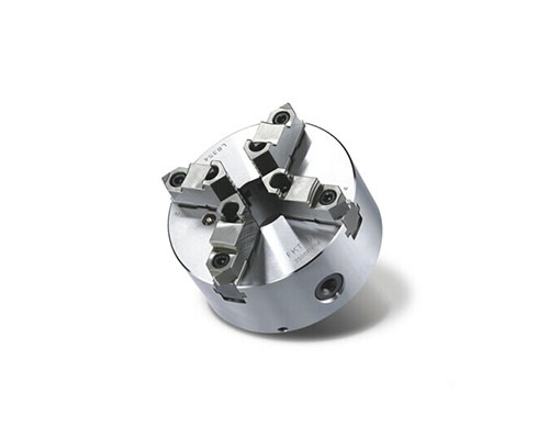 Adjustable strong four-jaw steel shell chuck