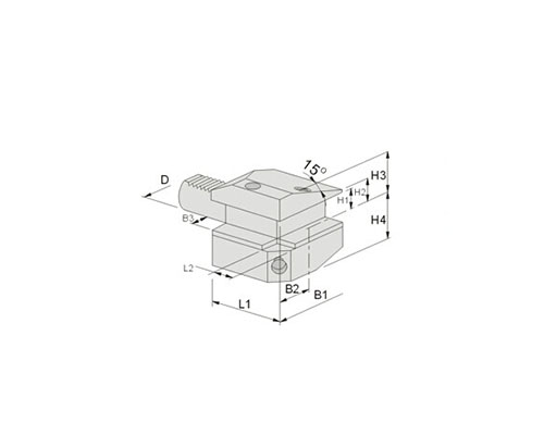 Axial OD tool holder