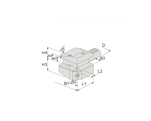 Axial outer diameter tool holder 1